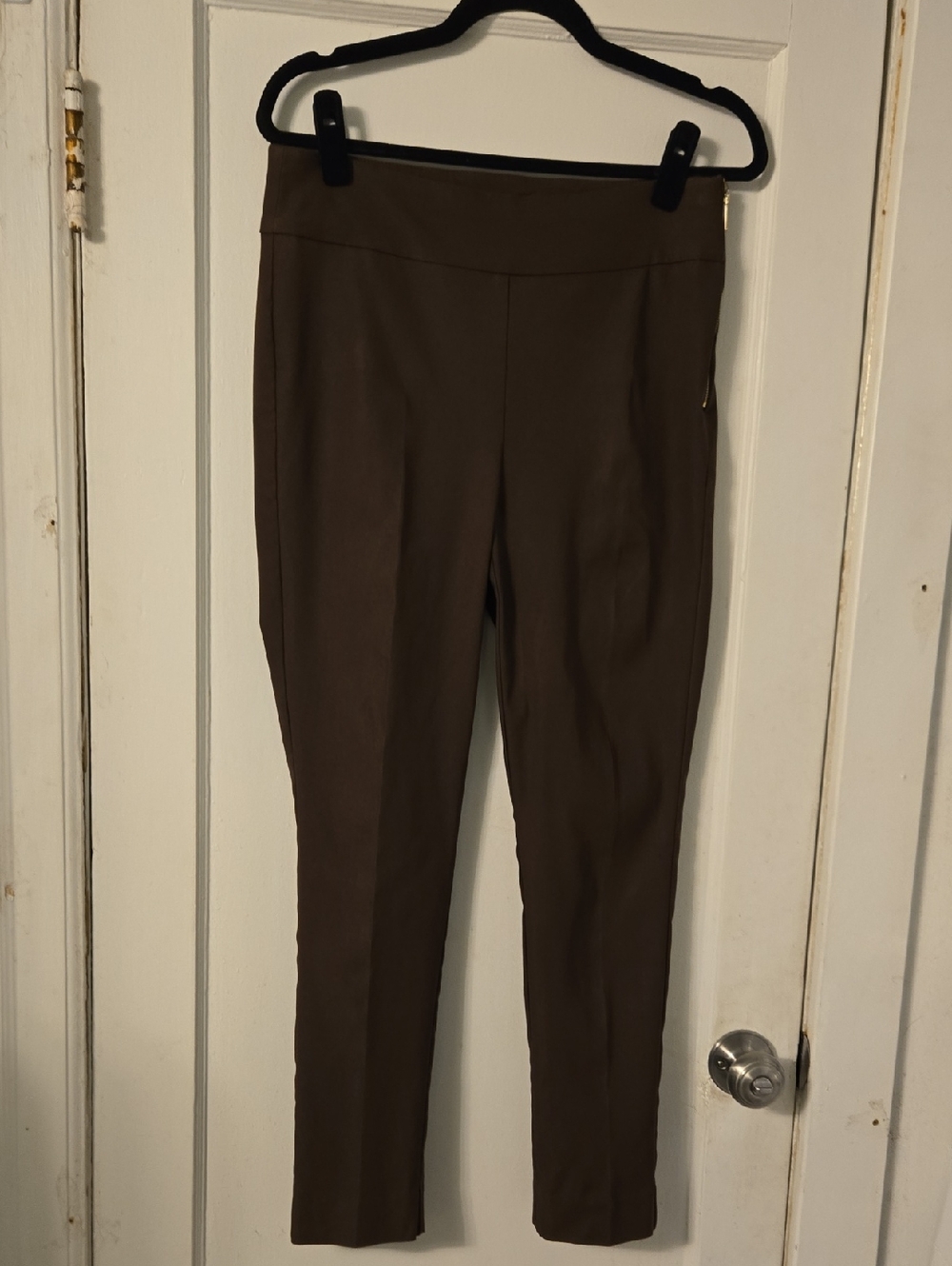 Chico's Slim Ponte Pants in Brown